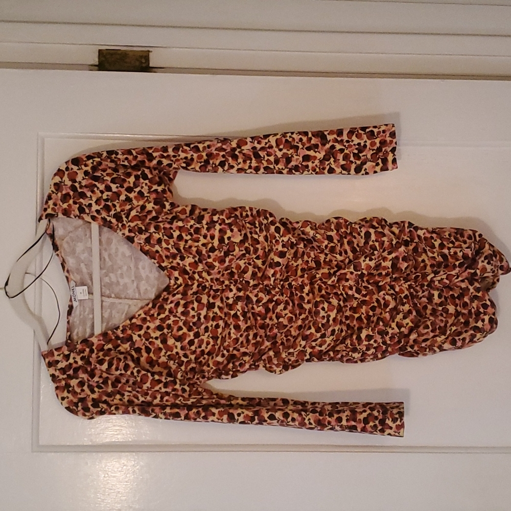 Ruched mini dress